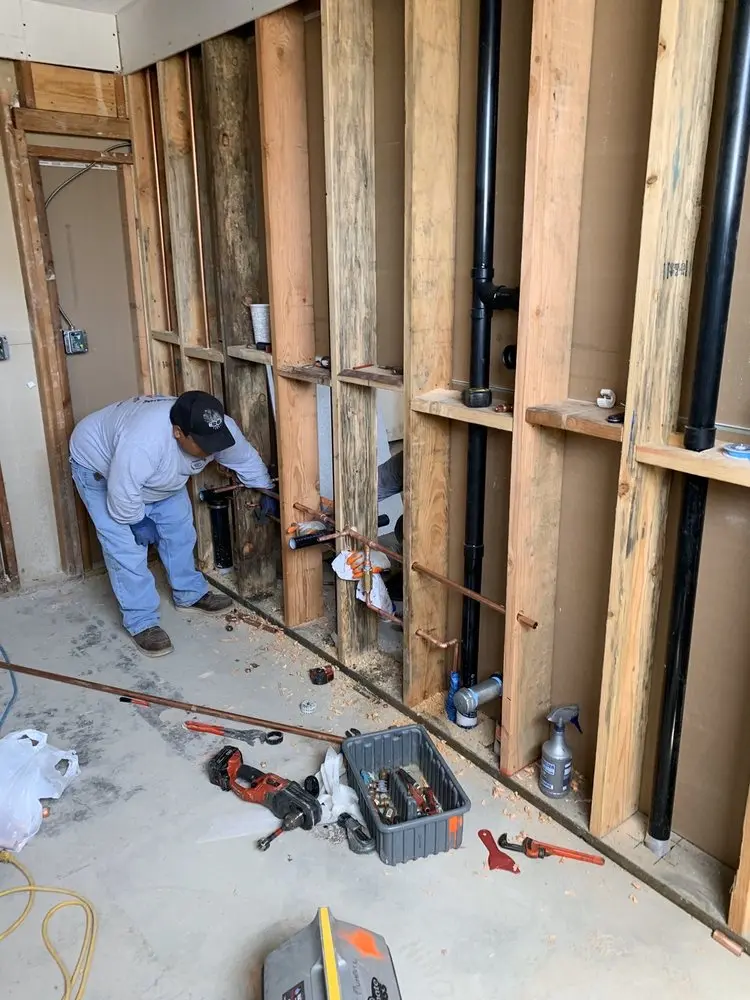 Commercial rough-in plumbing for Water Heater Replacement in Lamoreaux Landing